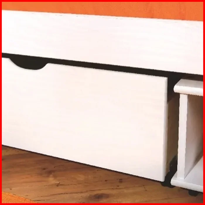 Cama juvenil tipo marinera – Floro CM 007 en Blanco - Dormitorio, Uruguay | Punto Unión, vista 3