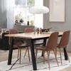 Silla de comedor JONSTRUP polipiel marrón en Madera natural - Sillas, Uruguay | JYSK, vista 2 de 5