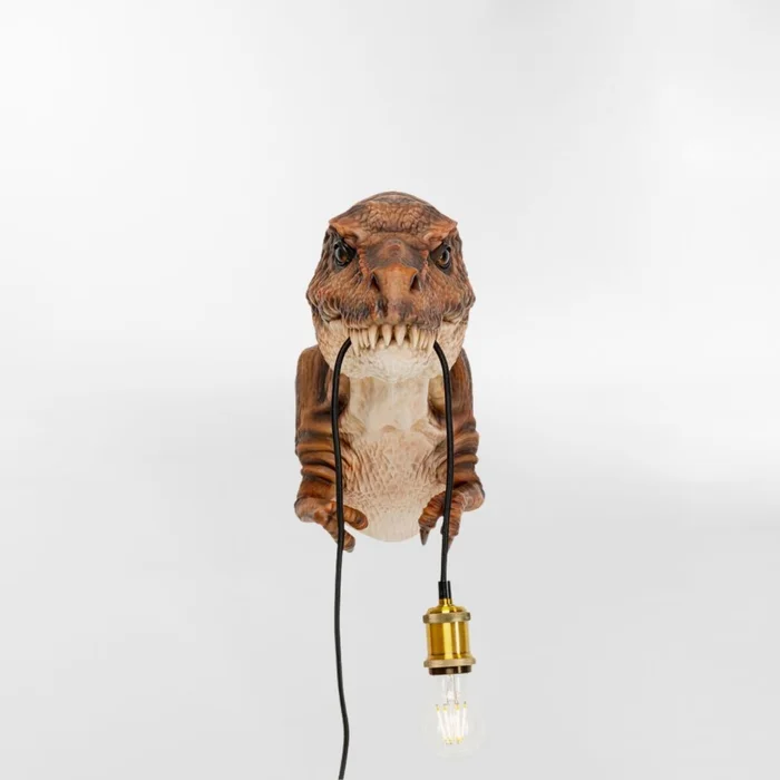 LUMINARIA DE PARED ANIMAL DINO Marrón  en Marrón - Lámparas de mesa, Uruguay | Viasono, vista 3