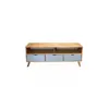 Rack 3 Cajones Madera Gris - Línea Berlín - Muebles para TV, Uruguay | Ecowood, vista 1 de 3