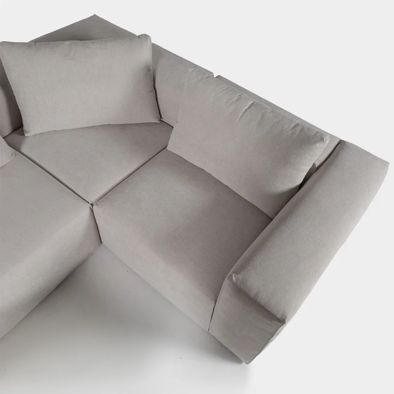 Rinconera Modular Trend (5 módulos) - Tela Microfibra - FX5-341 (Arena) en Beige - Sillones y sofás, Uruguay | Nyr, vista 6