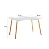 MESA EAMES RH BLANCA DT038-1X05 - Mesas de living, Uruguay | Rosas Hermanos, vista 2 de 2