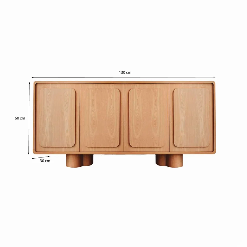 Rack Aurora - 130cm en Madera natural - Aparadores y recibidores, Uruguay | Walnut, vista 3