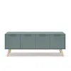 RACK PARA TV PISCO 4 PTAS 140 CMS KAKI 9901ZP - Muebles para TV, Uruguay | Rosas Hermanos, vista 2 de 4