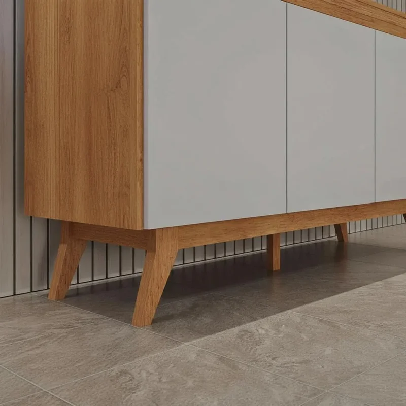 Aparador Buffet Living Recibidor 3 Puertas Con Patas en Madera natural - Muebles, Uruguay | Soy Hogar, vista 10