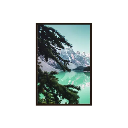 Cuadro Paisaje Montaña - Marco Negro 50 x 70 cm - Decoración de pared, Uruguay | Berna home