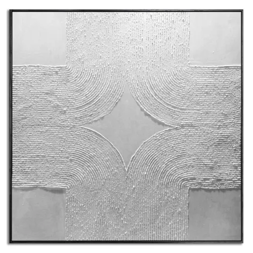 CUADRO CANVAS 80x80cm MARCO INTERSECCIÓN en Gris - Decoración de pared, Uruguay | Decohogar