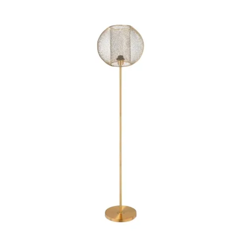 LAMPARA DE PIE D35x150CM METAL DORADO en Dorado - Lámparas de pie, Uruguay | Koz