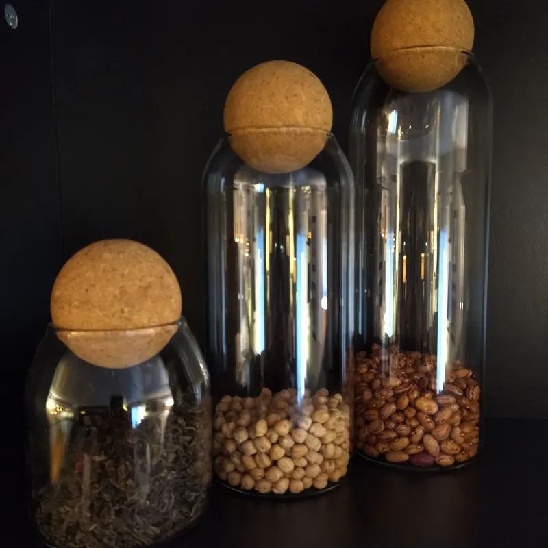 Set de Frascos CORK - Decoración, Uruguay | Simple Deco