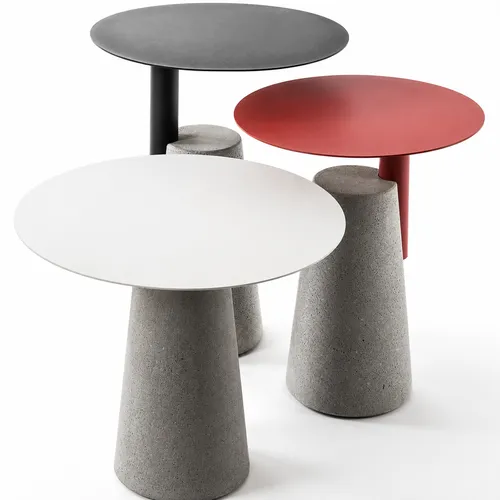 Mesa metal cemento STONE - Mesas de living, Uruguay | Simple Deco