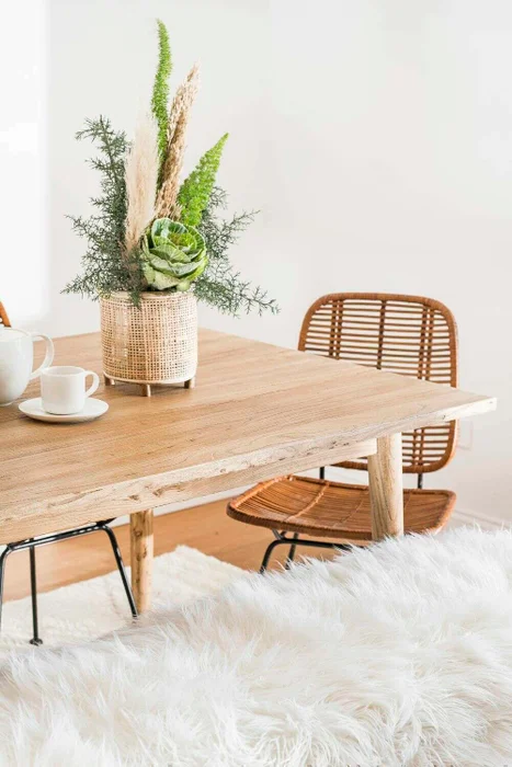 MESA COMEDOR NORDICA - OLMO NATURAL - 1.50 X 0.90 MTS en Madera natural - Mesas de comedor, Uruguay | La Iberica, vista 25