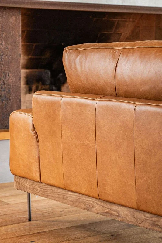 SILLON COSMOPOLITAN - CUERO ITALIANO CARAMELO en Marrón - Sillones y sofás, Uruguay | La Iberica, vista 16