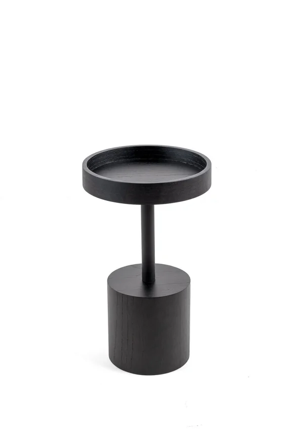 MESA LATERAL STAR P CINAMOMO NEGRA 30X30X48H CM, Uruguay | Vinibel, vista 2