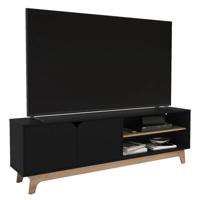 Rack Columbus en Negro - Aparadores y recibidores, Uruguay | RM Muebles y Deco, vista 2