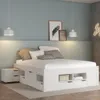 Cama 2 plazas con Cajones - Charme - Linea Funcional - Blanco en Blanco - Dormitorio, Uruguay | Rústico Hogar, vista 2 de 5