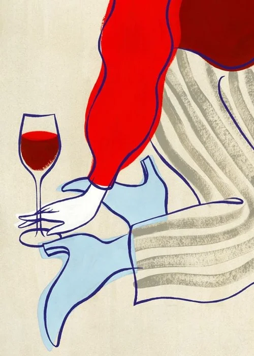 Red wine - Láminas, Uruguay | Mara Estudio