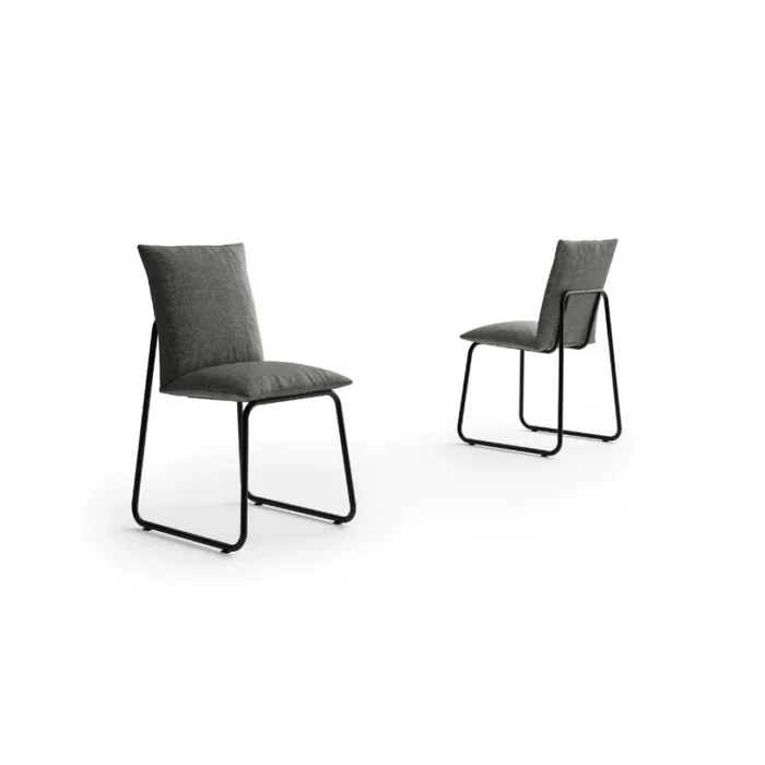 Silla Air - Negro en Gris - Sillas, Uruguay | Ecowood