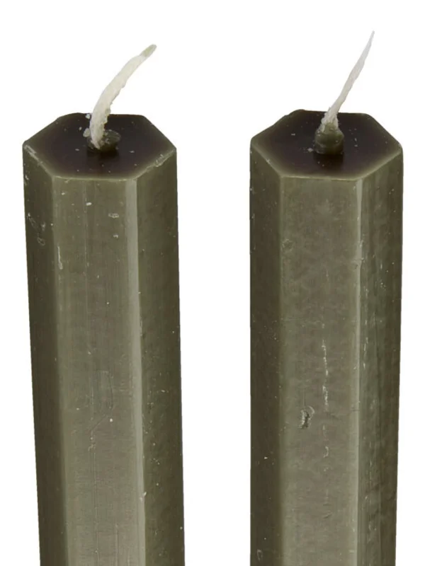 Vela candelabro HOLME H20cm oliva 4u/pk en Verde oliva - Velas y Portavelas, Uruguay | JYSK, vista 3