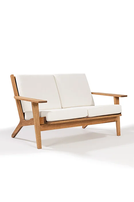 SOFA LOTUS 2 LUGARES ACQUABLOCK CRUDO 144x87x86CM JATOBA - Muebles para el exterior, Uruguay | Vinibel