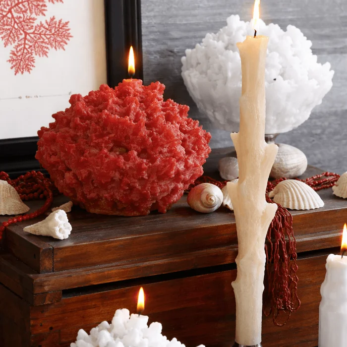 VELA CERABELLA CORAL  en Blanco - Velas y Portavelas, Uruguay | Masinfinito Casa, vista 2