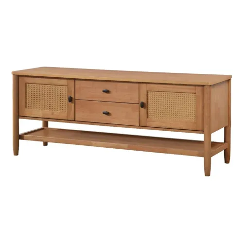 Rack TV Winnie - Nogal claro en Marrón - Muebles para TV, Uruguay | Nario Hogar