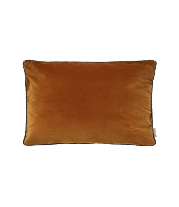 ALMOHADON BLOMUS VELVET BROWN en Marrón - Textiles, Uruguay | Más Infinito Casa