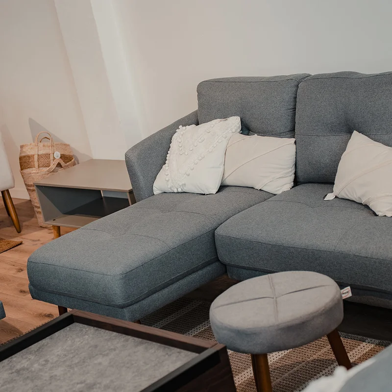 Sillón Con Chaise - Trinidad - 3 Cuerpos - Gris en Gris - Sillones y sofás, Uruguay | Ecowood, vista 5