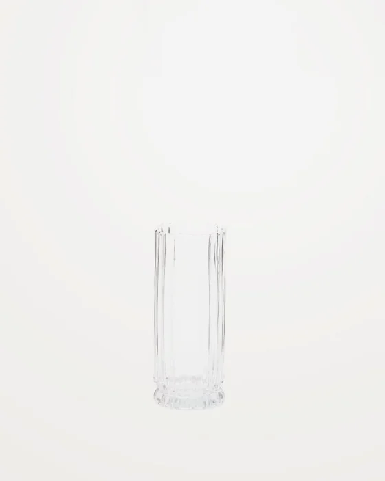 Jarrón Neblan de vidrio transparente 25,5 cm en Transparente - Jarrones, Uruguay | Kavehome