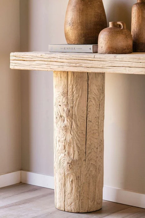 MESA DE ARRIMO /CONSOLA SILVESTRE - 1.50 MTS en Madera natural - Bibliotecas, Uruguay | La Iberica, vista 13