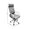 Silla de oficina AeroComfort Pro - Gris en Gris - Escritorios y sillas de escritorio, Uruguay | La Cueva Muebles, vista 6 de 6