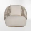 POLTRONA DE EXTERIOR PERLAGE BEIGE - Butacas, banquetas y puffs, Uruguay | Viasono, vista 3 de 5