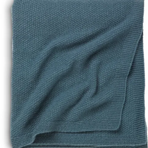 Manta throw HUMLE 130x170 petrol en Azul - Textiles, Uruguay | JYSK