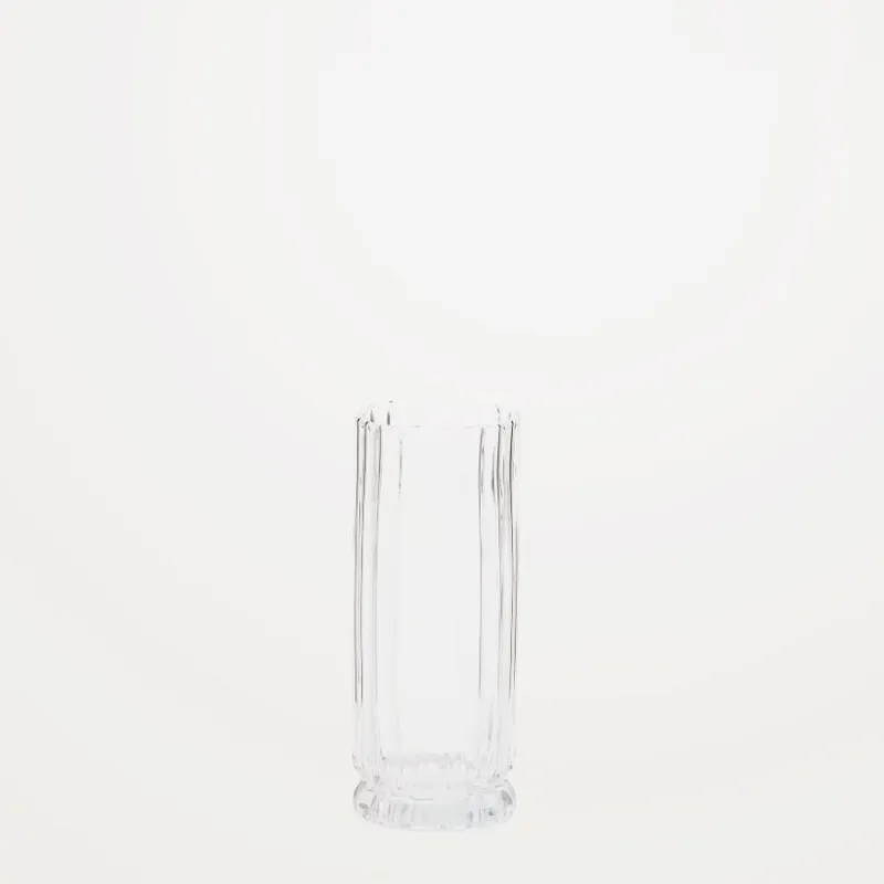 Jarrón Neblan de vidrio transparente 25,5 cm en Transparente - Jarrones, Uruguay | Kavehome
