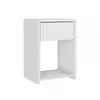 Mesa de Luz 1 Cajón - Triunfo - Blanco en Blanco - Mesas de luz, Uruguay | Rústico Hogar, vista 1 de 3