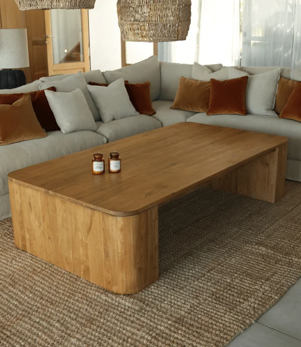MESA DE LIVING MIZU en Madera natural - Mesas de living, Uruguay | Más Infinito Casa
