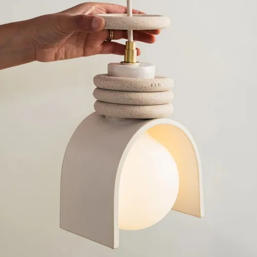 LUMINARIA KENZO OFF WHITE - Lámparas colgantes, Uruguay | Berlina Store