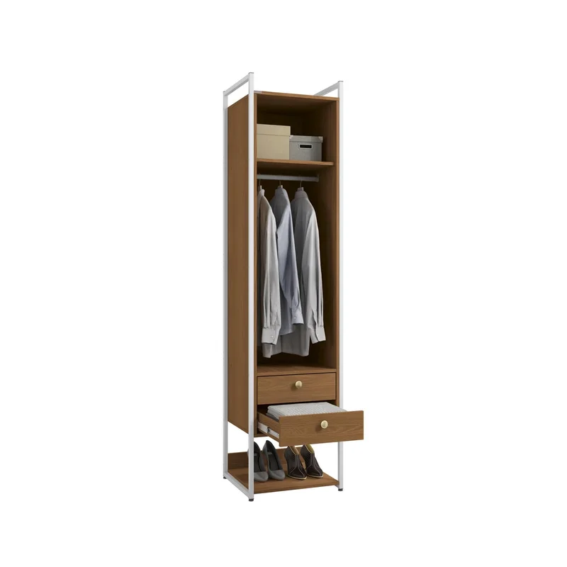 Closet Abierto Modular P51 - Linea Industrial en Madera natural - Roperos y placares, Uruguay | Balton, vista 11