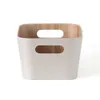 ORGANIZADOR CON ASAS 23X30.5X15.2CM EXT TELA CREMA en Beige - Canastos, Uruguay | Decohogar, vista 4 de 4
