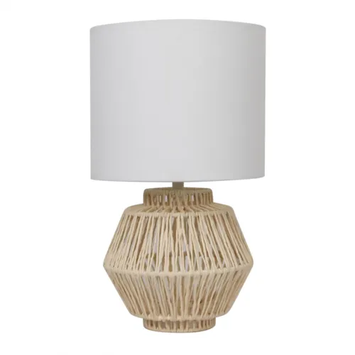 Lampara de mesa - Rattan hang en Beige - Lámparas de mesa, Uruguay | Rústico Hogar