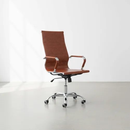 Asiento De Oficina Pu Marron D-101/hy-529 en Marrón - Escritorios y sillas de escritorio, Uruguay | Divino