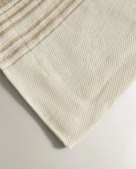 MANTA LINO RAYAS en Multicolor - Textiles, Uruguay | Zara Home, vista 3