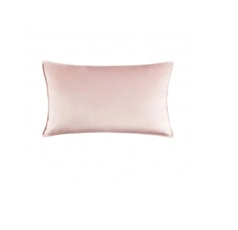 Almohadón Velvet Pink con borde en Rosa - Textiles, Uruguay | Finkel