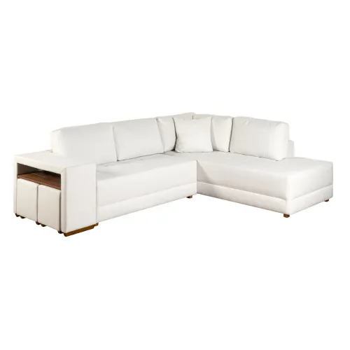 Sofá Esquinero Más De 4 Cuerpos Tela Natural-beige Connect Ii Beige en Beige - Sillones y sofás, Uruguay | Divino