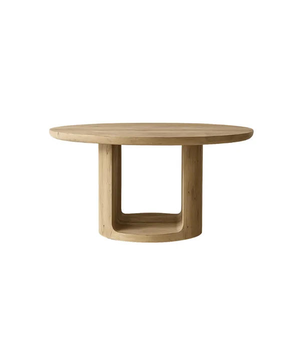 MESA COMEDOR OSLO OPEN en Madera natural - Mesas de comedor, Uruguay | Más Infinito Casa