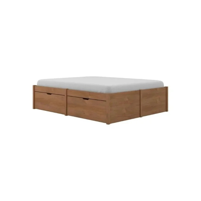 Cama Madera Maciza Con Cajones - 2 plazas - Línea beauty - Amendoa en 🚚 Llega hoy - Dormitorio, Uruguay | Ecowood, vista 4
