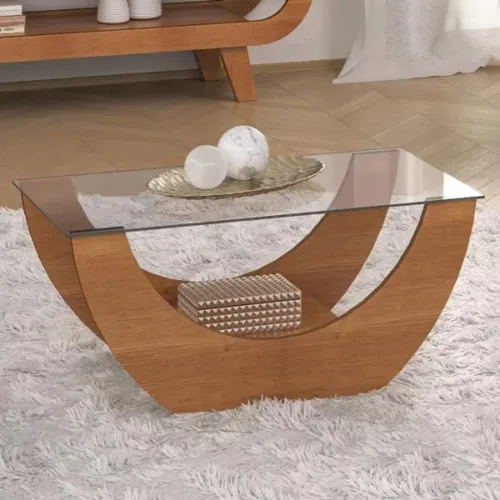 ONDA en Madera natural - Mesas de living, Uruguay | Palermo Casa Deco