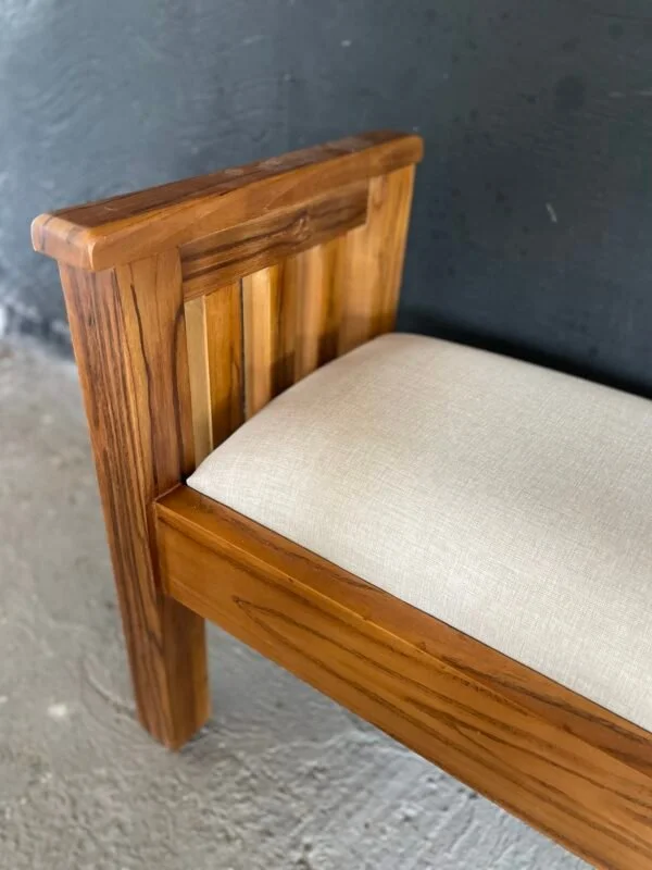 Banco de teca Maui en Madera natural - Butacas, banquetas y puffs, Uruguay | Balihai, vista 3