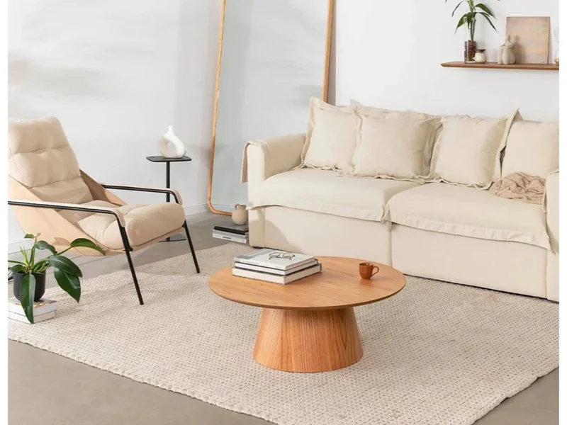 Mesa de Living DAYNA en Madera natural - Mesas de living, Uruguay | Finkel, vista 3