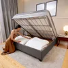 Cama baúl FLAT Gris QUEEN en Gris - Dormitorio, Uruguay | Viasono, vista 2 de 3