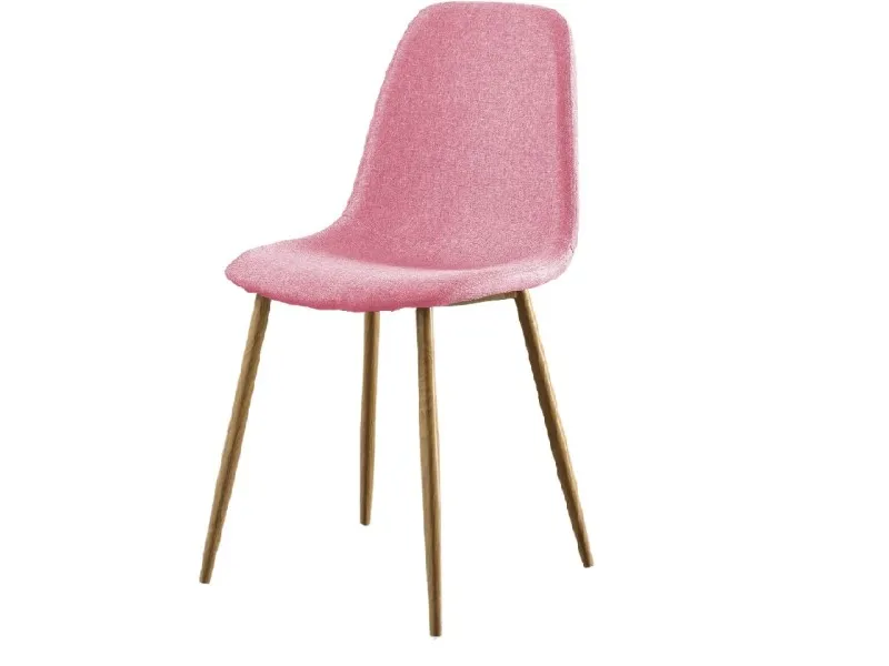 Silla SARA en Tela - Rosa en Rosa - Sillas, Uruguay | Finkel